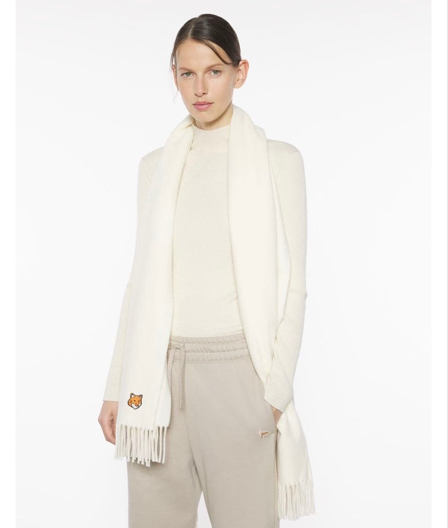 Maison Kitsune FOX HEAD SCARF マフラー ストール