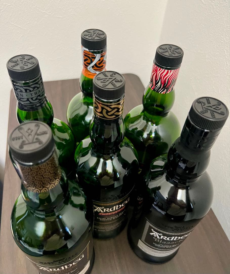 【アードベック】6本セット　空き瓶
