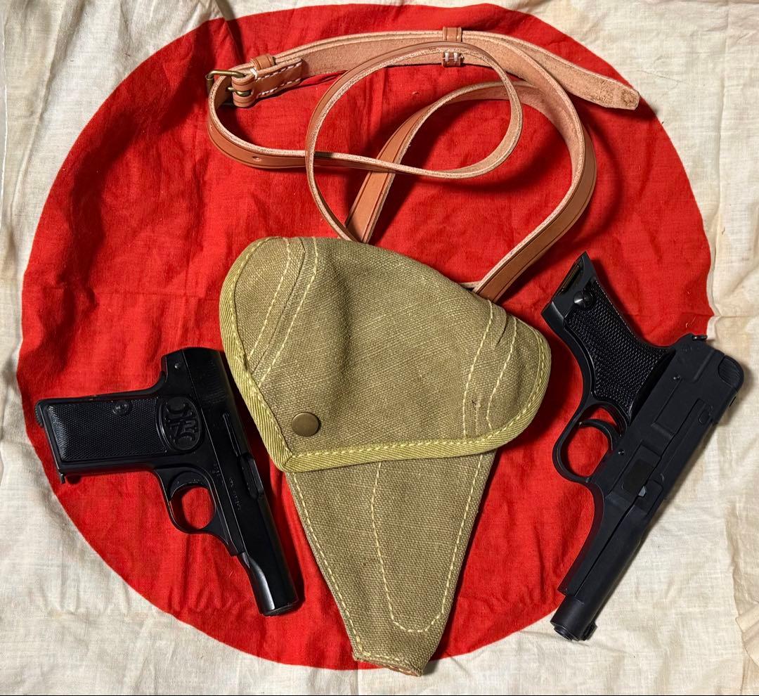 日本軍将校用　九四式自動拳銃、ブローニング M1910用 ホルスター（複製品）