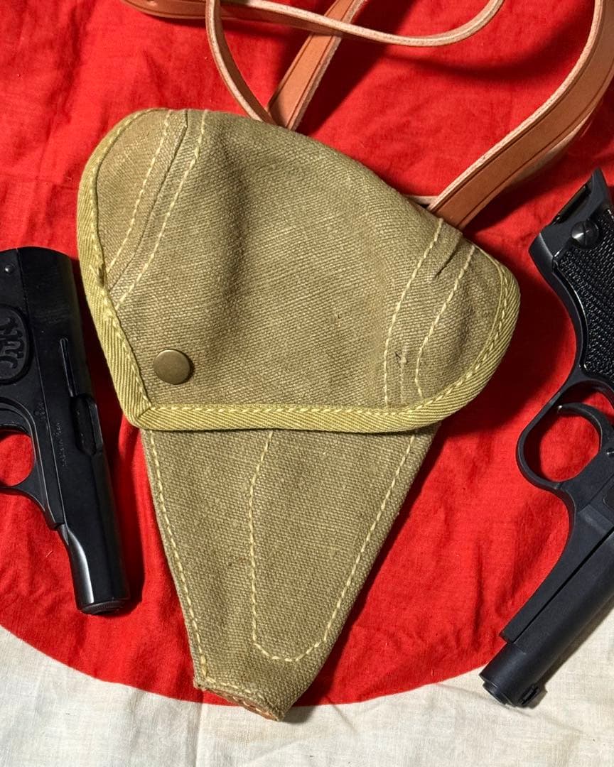 日本軍将校用　九四式自動拳銃、ブローニング M1910用 ホルスター（複製品）