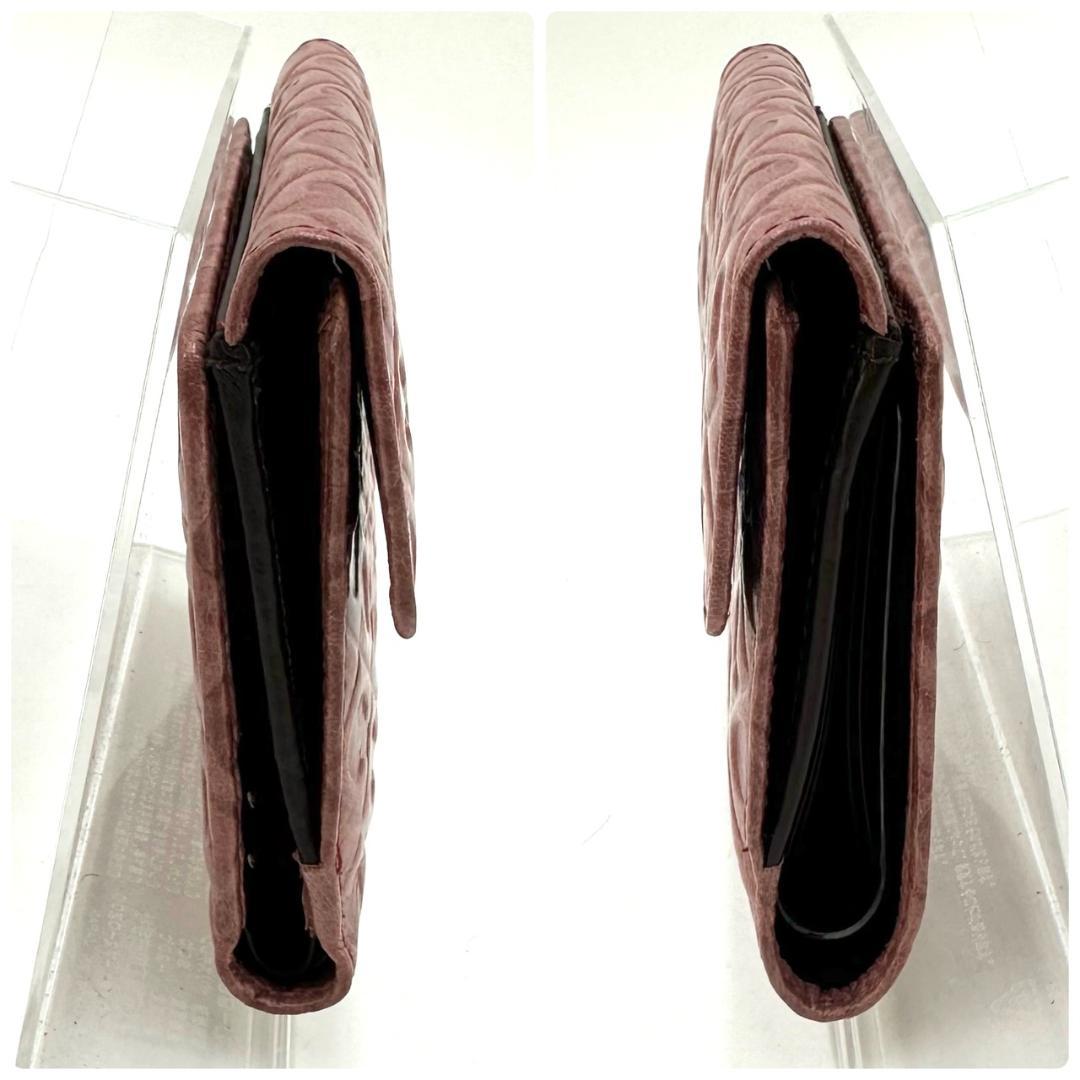 GHERARDINI ゲラルディーニ オールレザー 二つ折り財布 ロゴ総柄 箱付