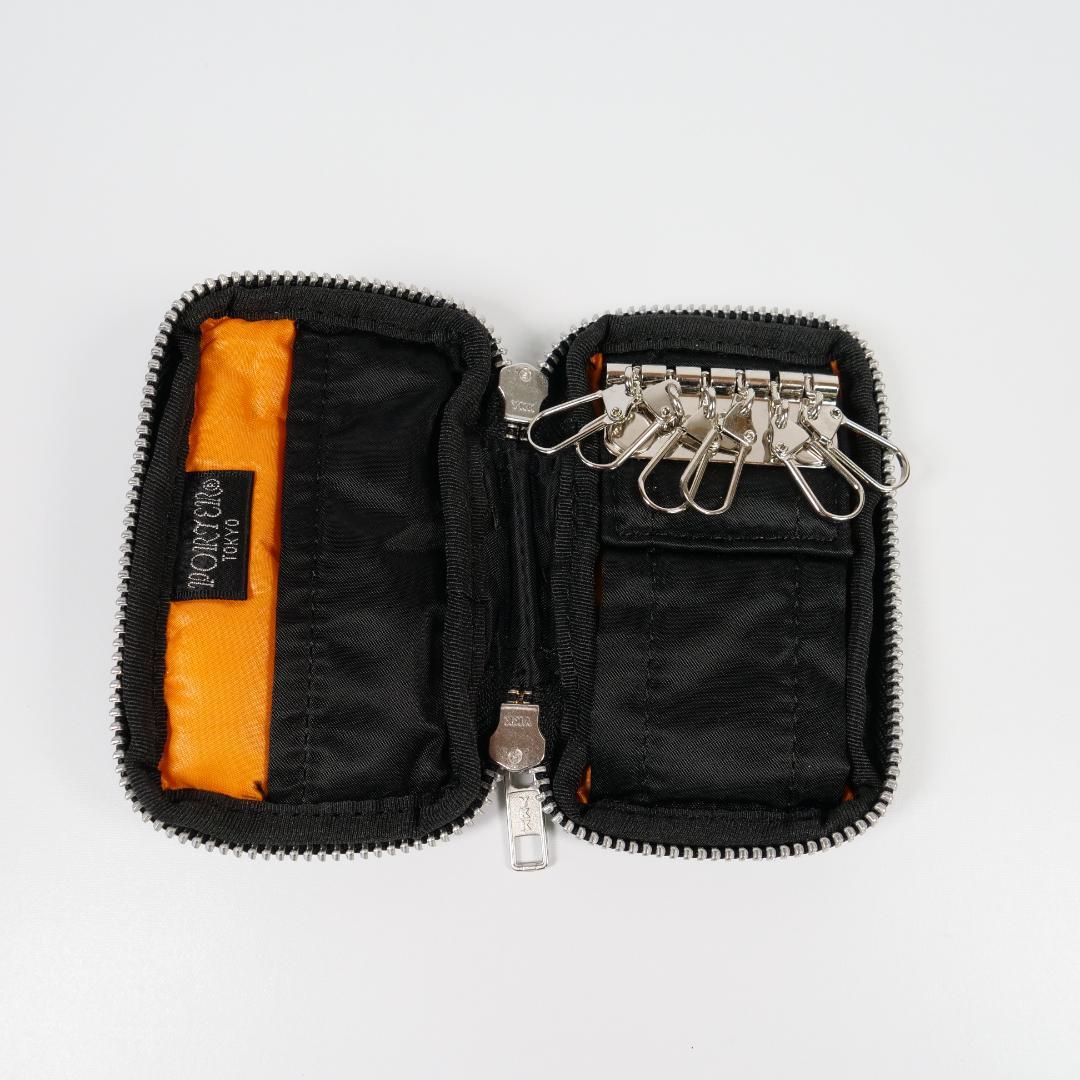 極美品✨ PORTER ポーター タンカー キーケース 6連 ブラック ナイロン