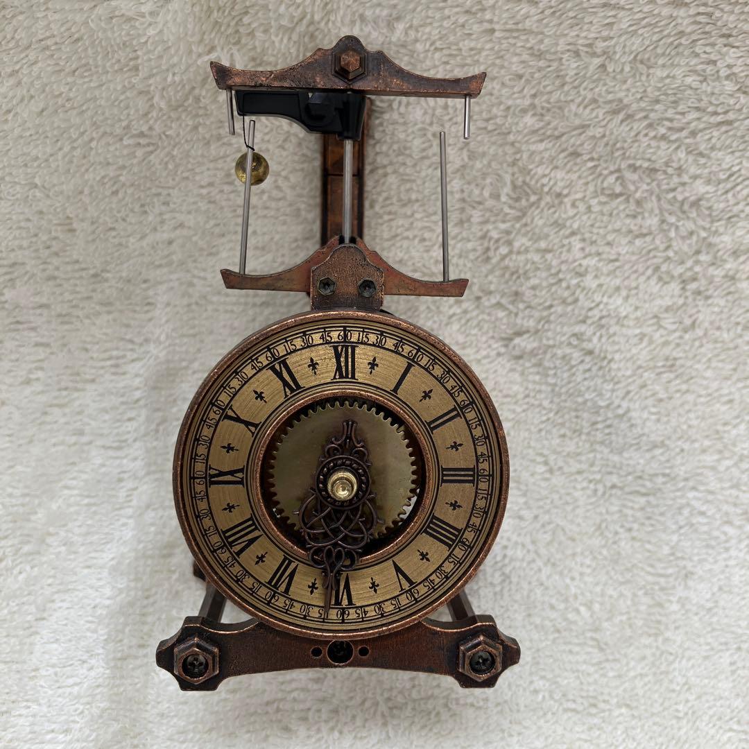 値下げ！　アンティーク型時計風置物　トミー製ギルドクロック　からくり時計