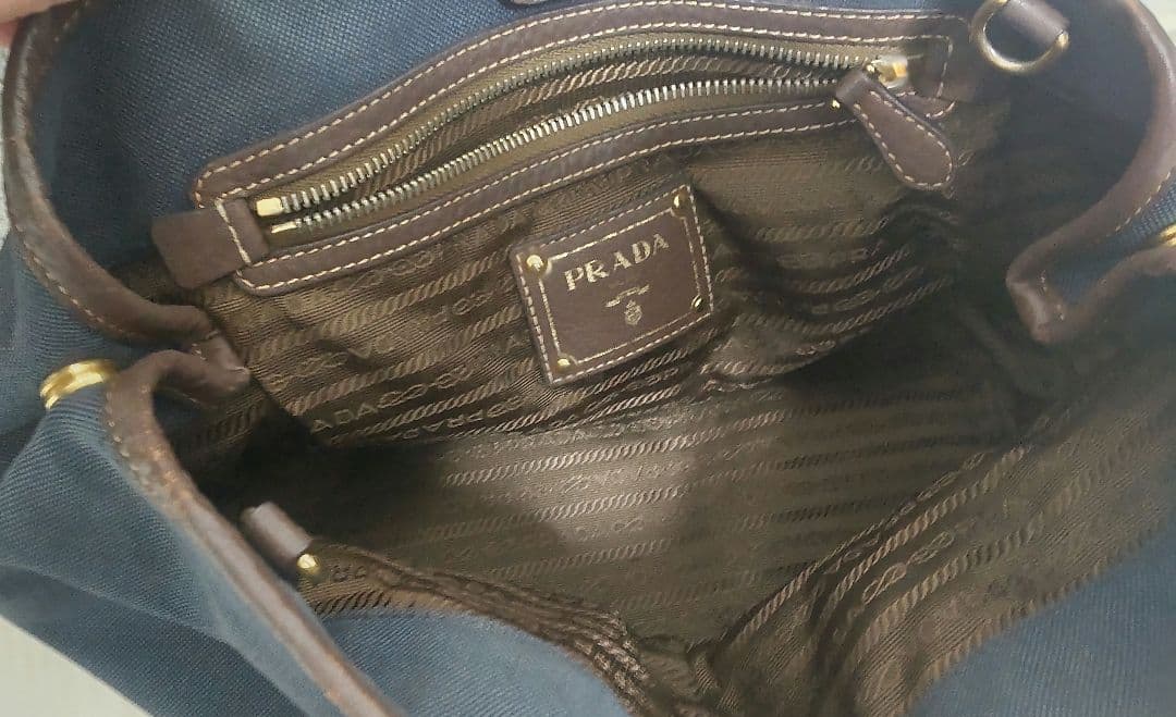 PRADA ロゴジャガードキャンバス 2WAYバッグ