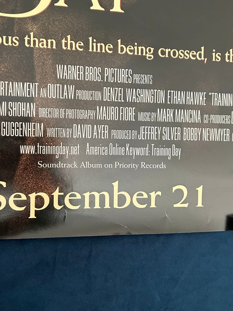 トレーニングデイ　USオリジナル映画ポスター