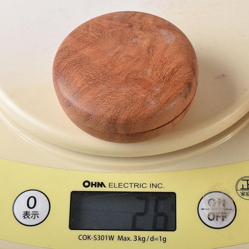 茶道具　大蔵卿四十九代目　樵古庵　木彫　香合　共箱　V　7880