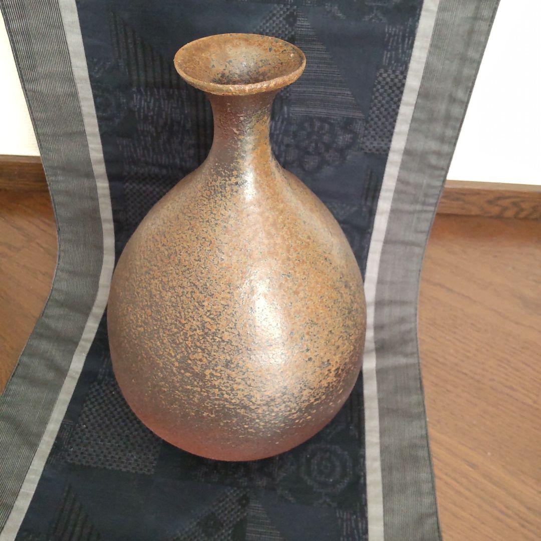 黒備前　尻張花入　18