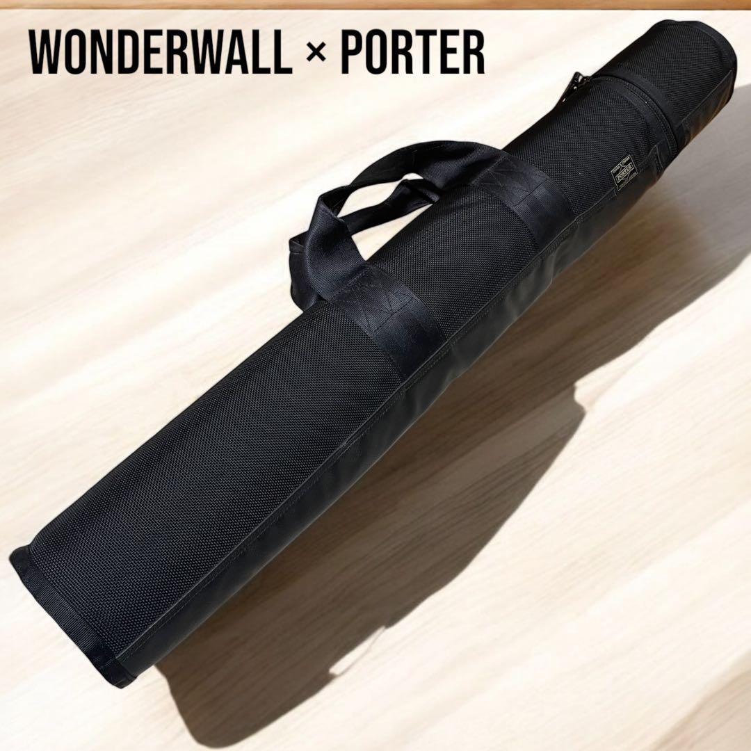 超レア　Wonderwall×PORTER オリジナル　図面ケース　　　ブラック
