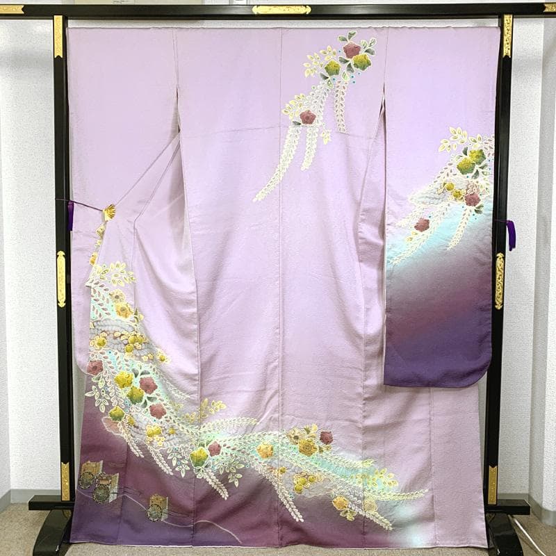 411z28〇TOKI志すい 高身長な方にも 振袖 辻が花絞り染〇美品 成人式