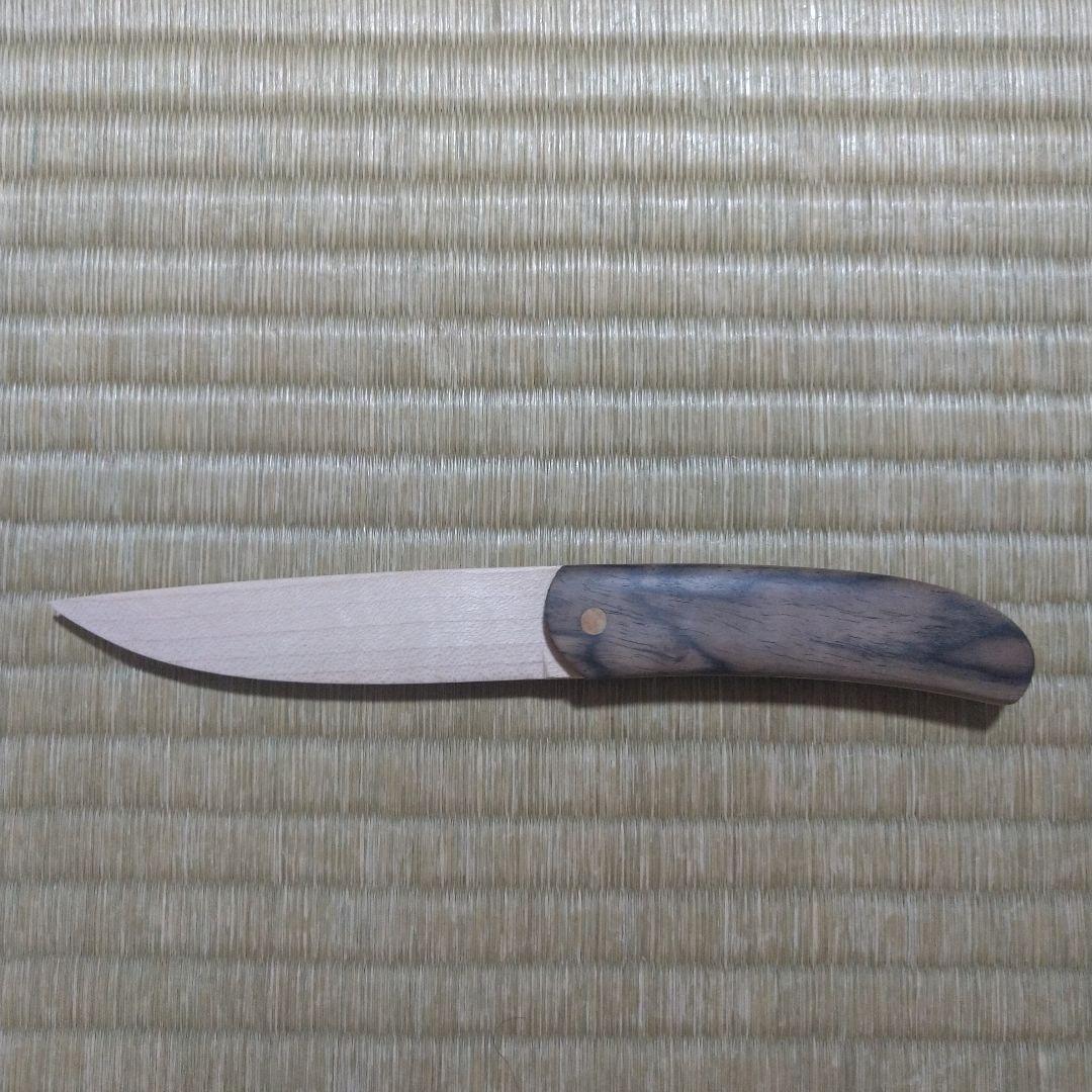 黒柿ペン立て・スマホスタンド・ぺーパーナイフ　3点セット