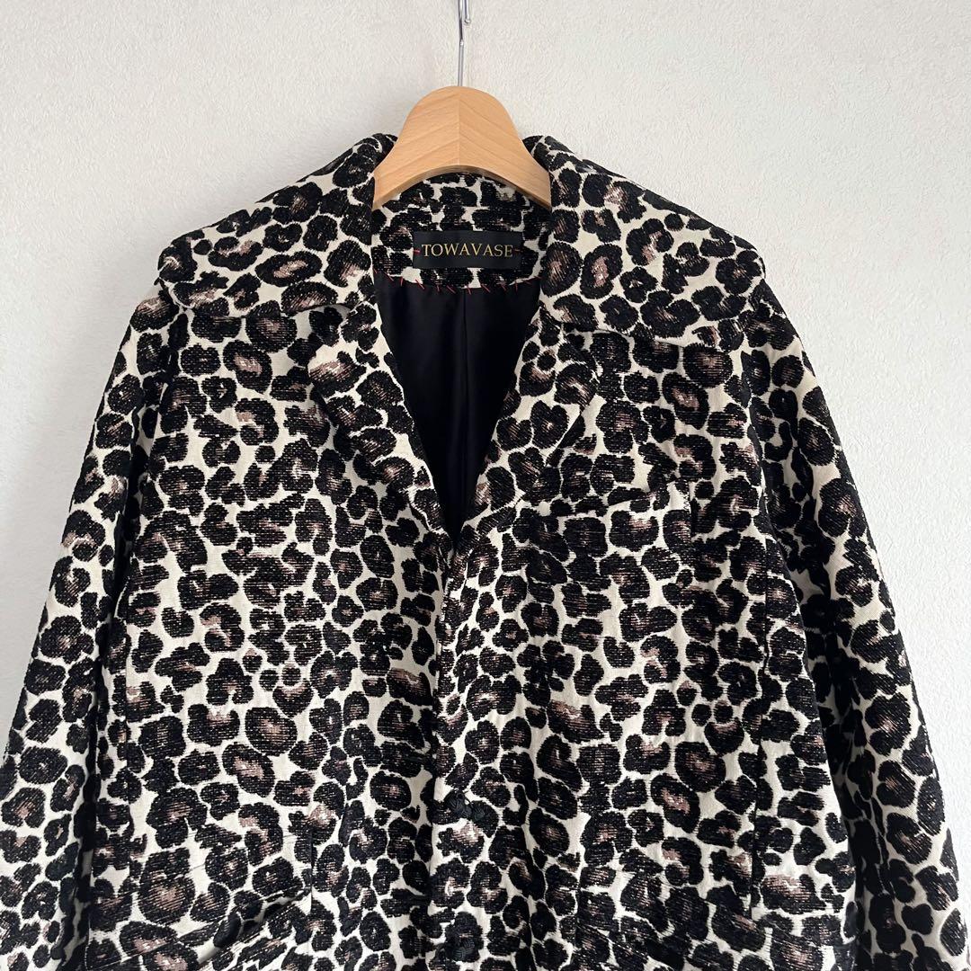 TOWAVASE jacquard robe coat コート
