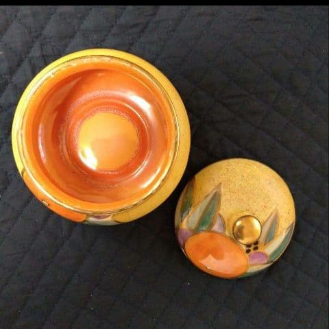 超々レアー、スージークーパー、グロリアラスターの蓋付きポット、約100年前の作製