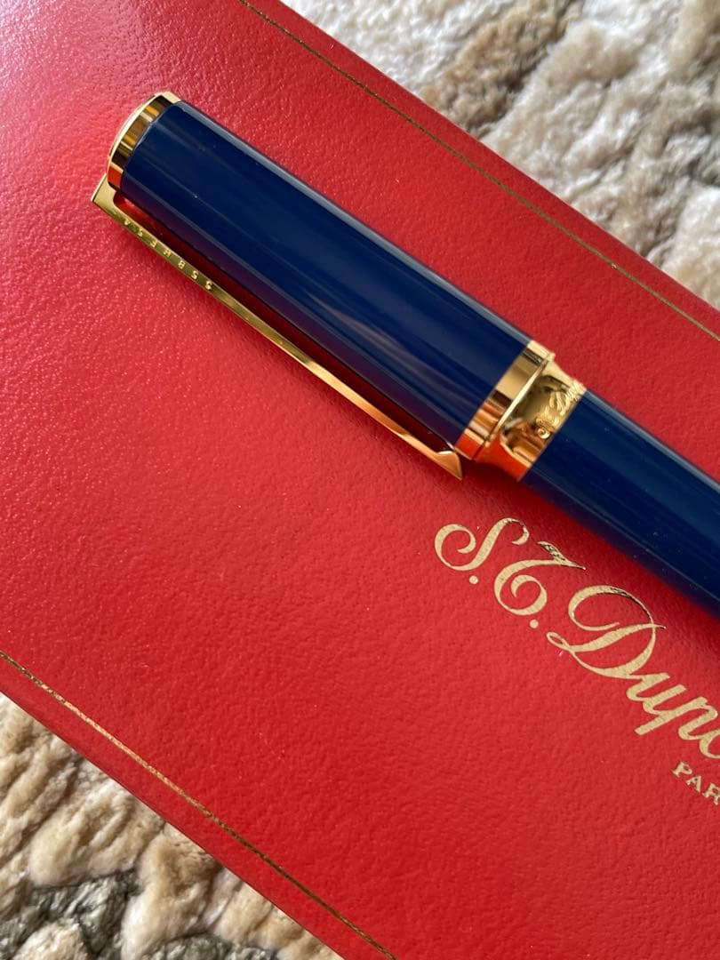 S.T.Dupont デュポン　万年筆　ボルドーカラー　Ｋ18 750