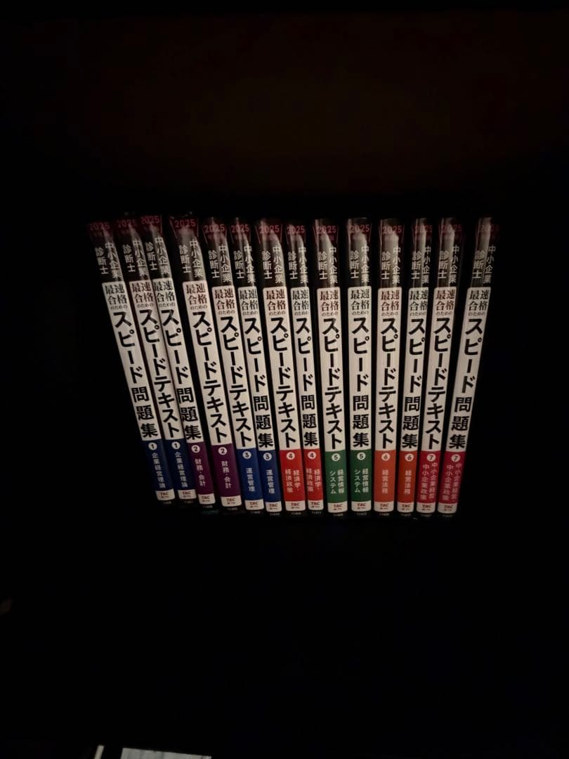 中小企業診断士　スピードテキスト問題集 2025年版 全14冊セット