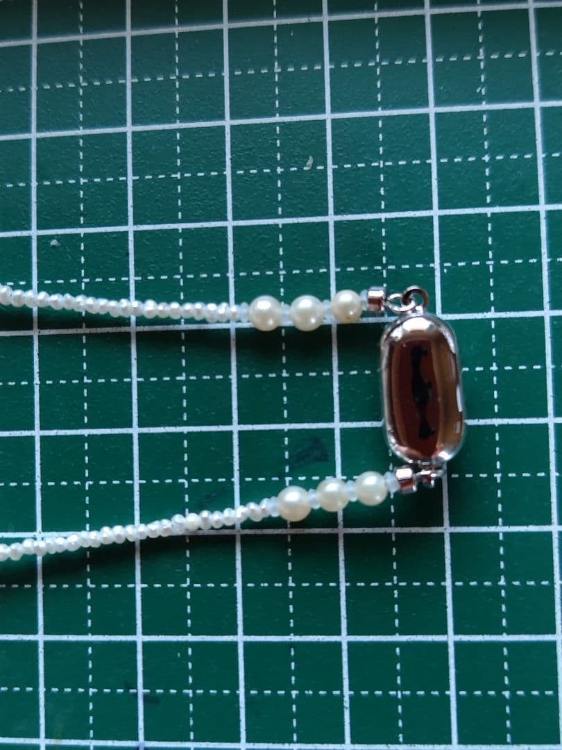 アコヤ真珠ベビーパール、あこや真珠砂ケシパールのネックレス