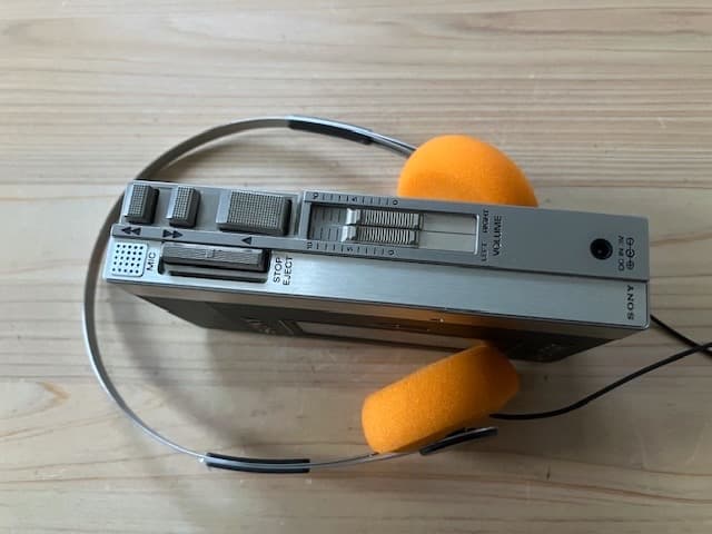 超希少美品 高音質 整備済完全動作品 SONY WM-3 新品のヘッドホン付