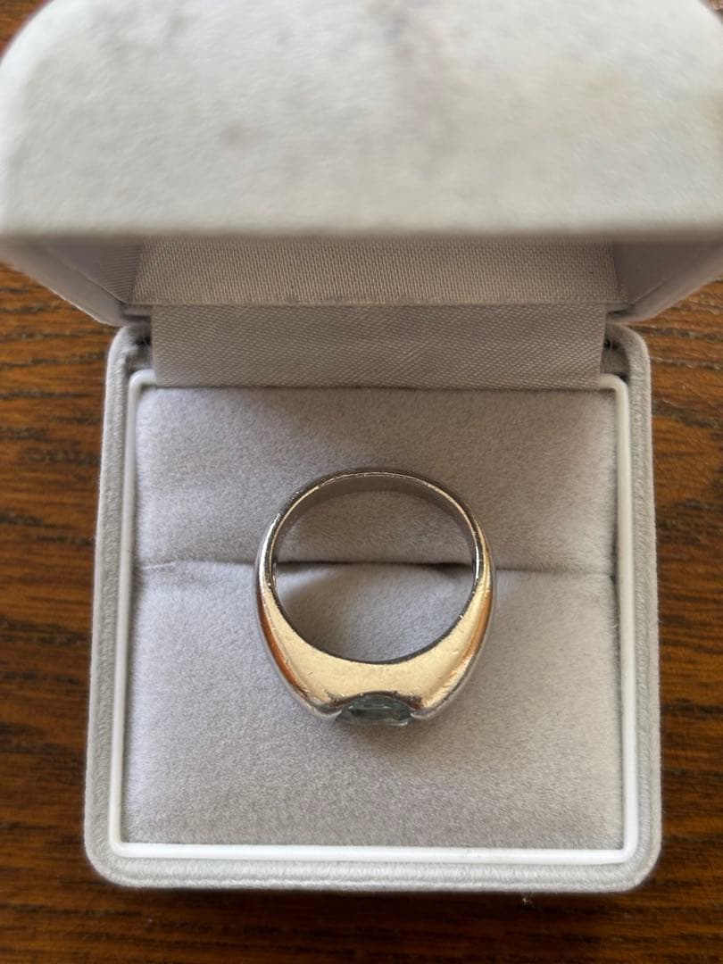 アクアマリン　pt900 リング