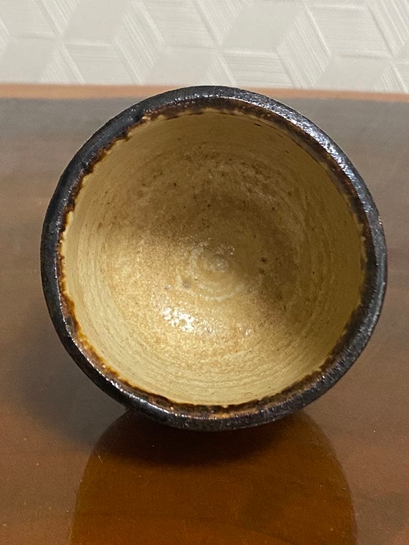 人間国宝　金城次郎　壺屋焼　魚文湯呑　コップ　マグカップ　沖縄