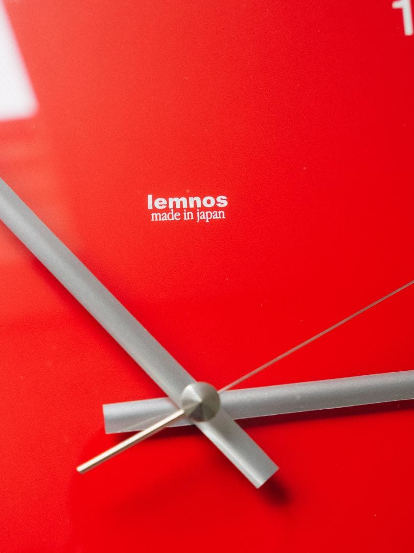 Lemnos \"North clock\" モダン 掛時計 ポップ ミニマム