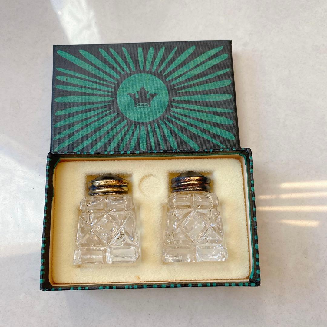 Sterling クリスタル　ソルト&ペッパー　英国　イギリス製