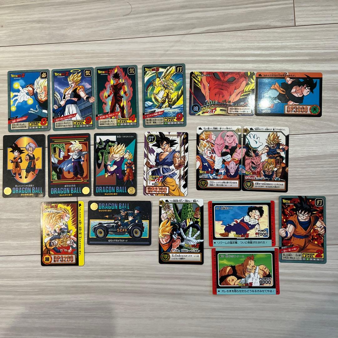 当時物　ドラゴンボールZ キラカード43枚+ノーマルカード18枚セット