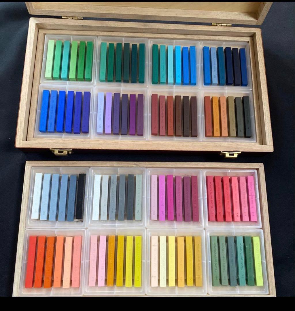 ヌーベルカラーパステル 96色セット 木箱入り ターレンスジャパン クレヨン