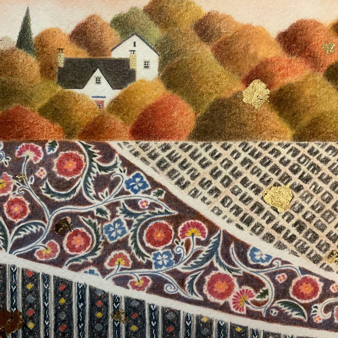 絵画・額縁・版画・渡辺美香子・夢の中へ・可愛い・お洒落・美術品・インテリア・雑貨