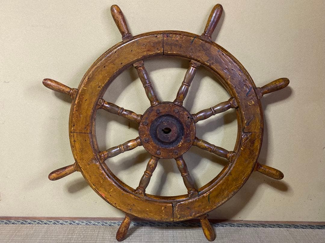 舵輪 ラット 船 船舶 No.2
