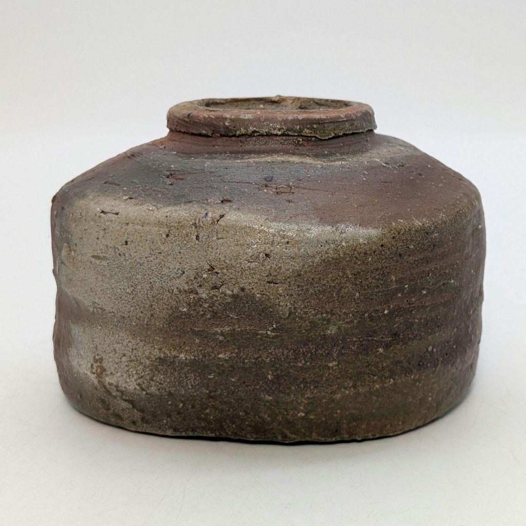 備前市無形文化財 柴岡紘一 備前焼 沓茶盌 共箱共布 抹茶碗 抹茶茶碗 茶道具