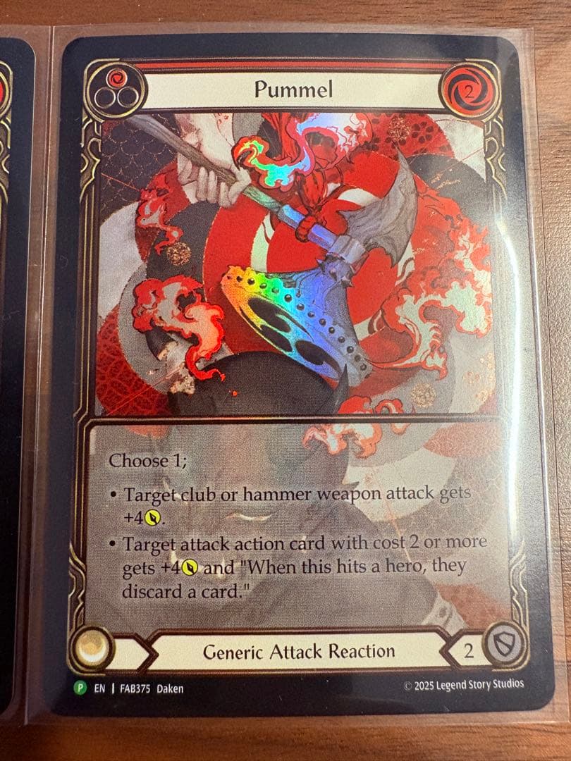 Pummel 殴打 プロモ RF 3枚 FAB375 FaB