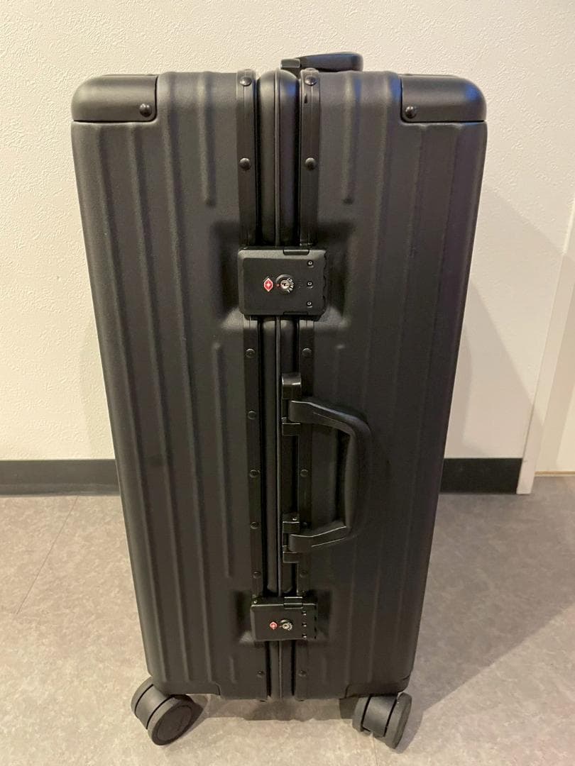 リベティ多機能キャリーケース【マットブラックМサイズ】32