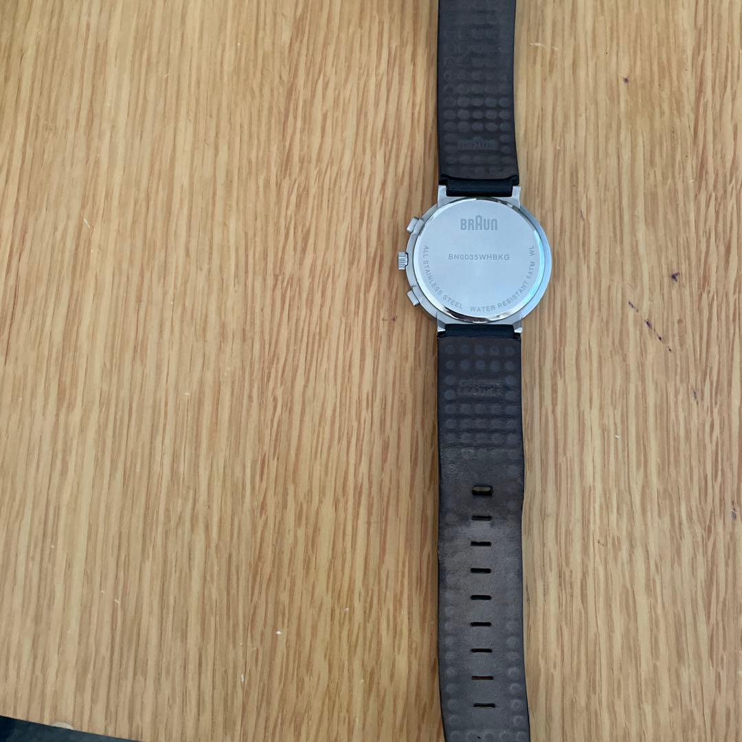 Braun クロノグラフ 腕時計 ホワイト