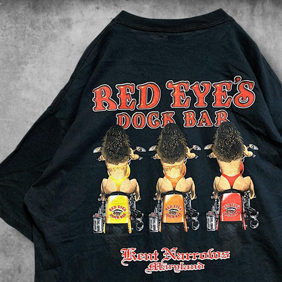 BSVG ヌード Tシャツ バイク バー セクシー ピンナップガール 黒