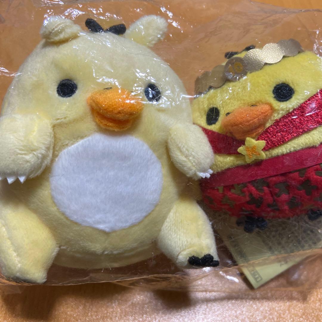 リラックマ　キイロイトリ ムービー　てのり ぬいぐるみ セット キイロイトリマン