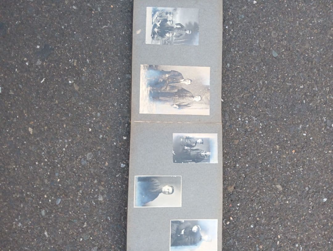 学生の写真帖　大正13年頃　女学生　着物　富山県　野球　ユニホーム　　　レトロ