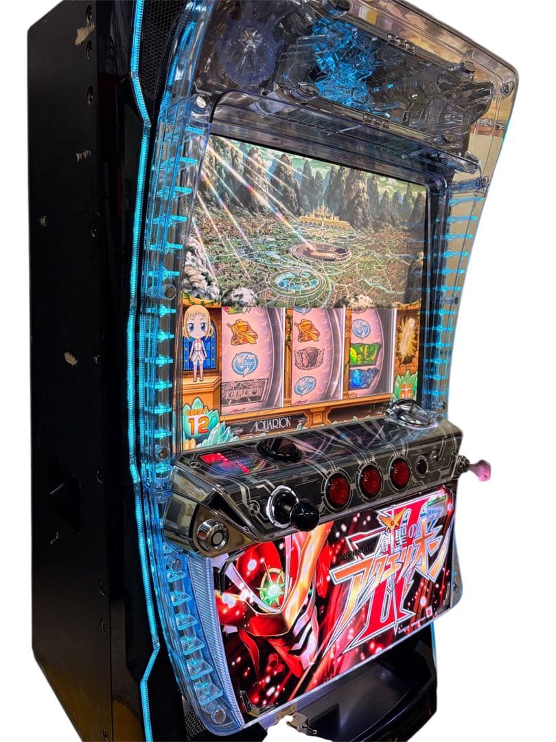 【送料込】創聖のアクエリオンⅡ パチスロ 実機 直接引取可