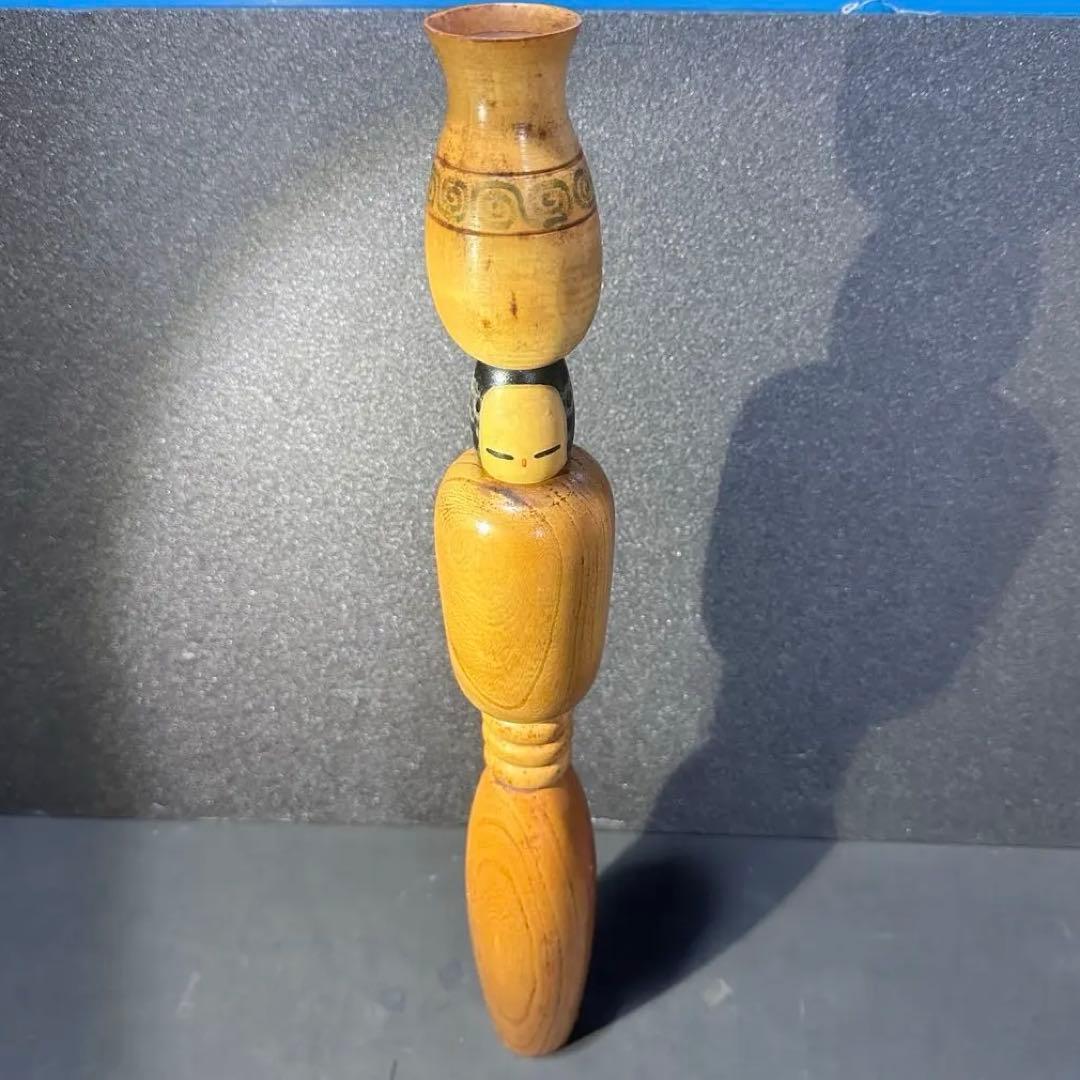 ビンテージ　創作こけし　志藤尚山　こけし