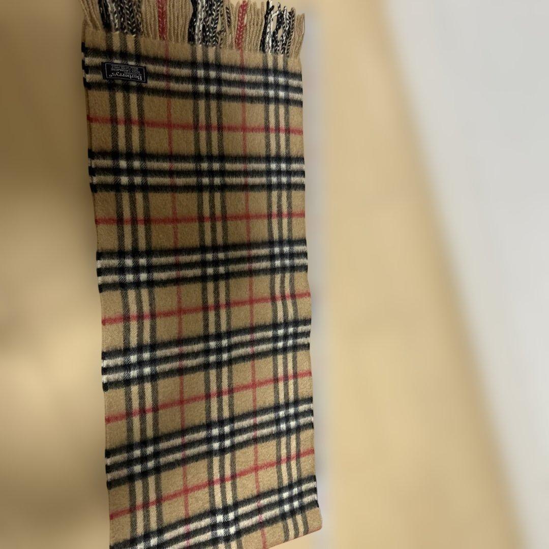 バーバリーカシミヤ100%マフラー