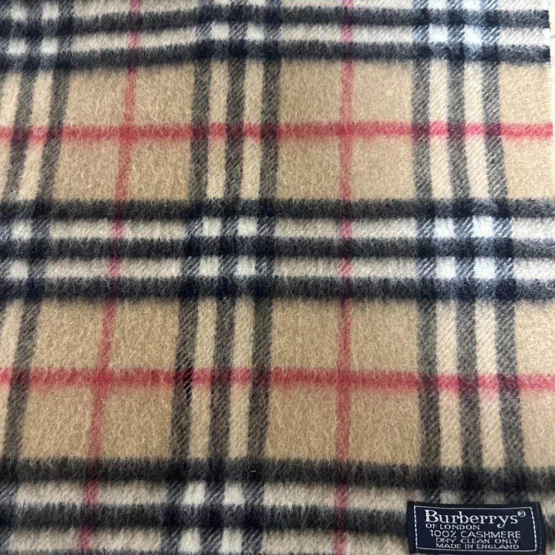 バーバリーカシミヤ100%マフラー