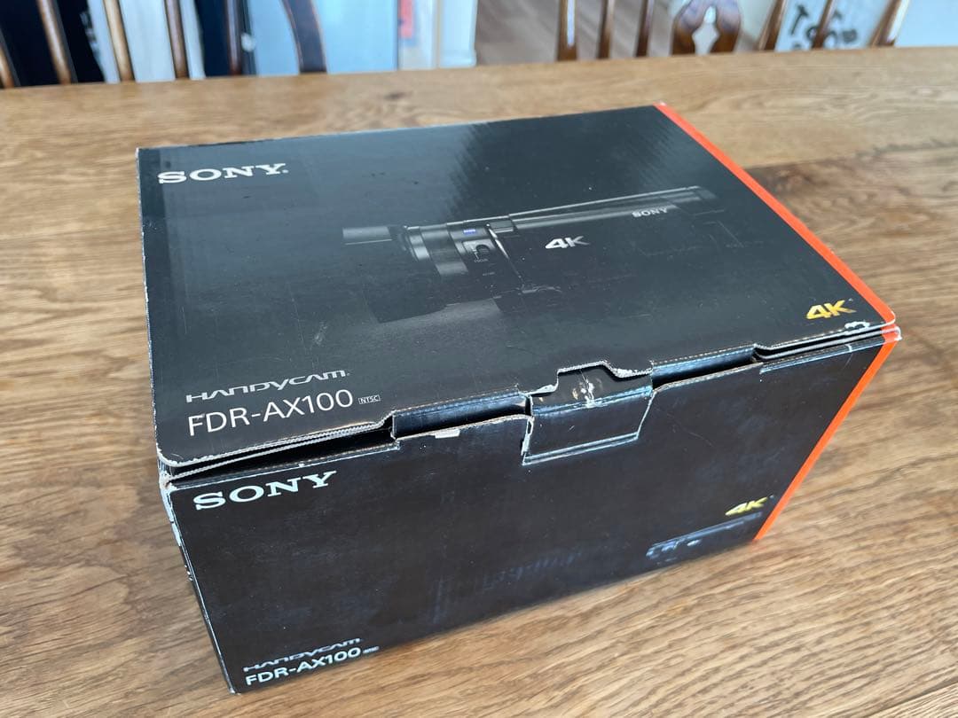 【美品】ソニー SONY FDR-AX100 4K ビデオカメラ