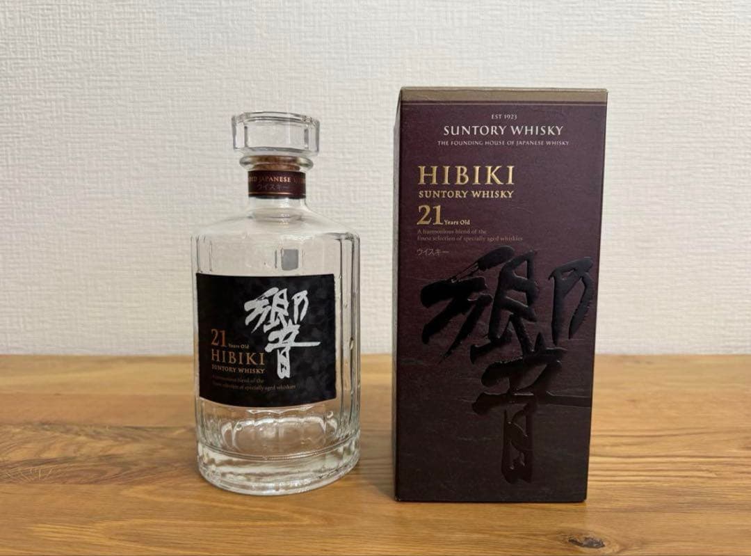 最終値下げ【 響 】21年/ウイスキー/空瓶4本セット