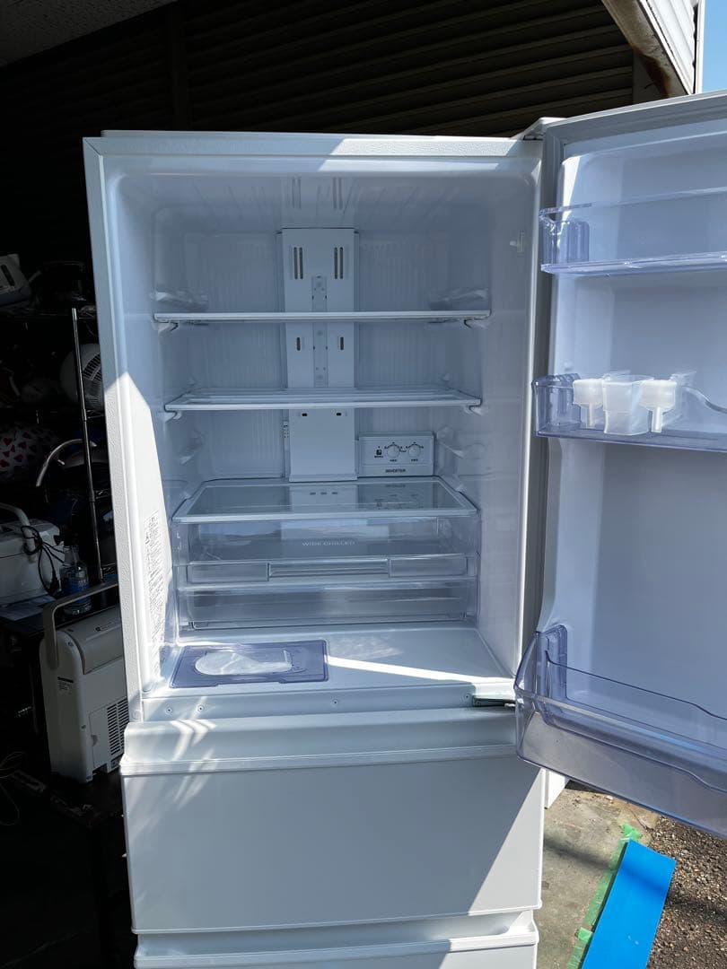 美品！三菱　冷蔵庫MR-C33 H-W1 2023年製中古品