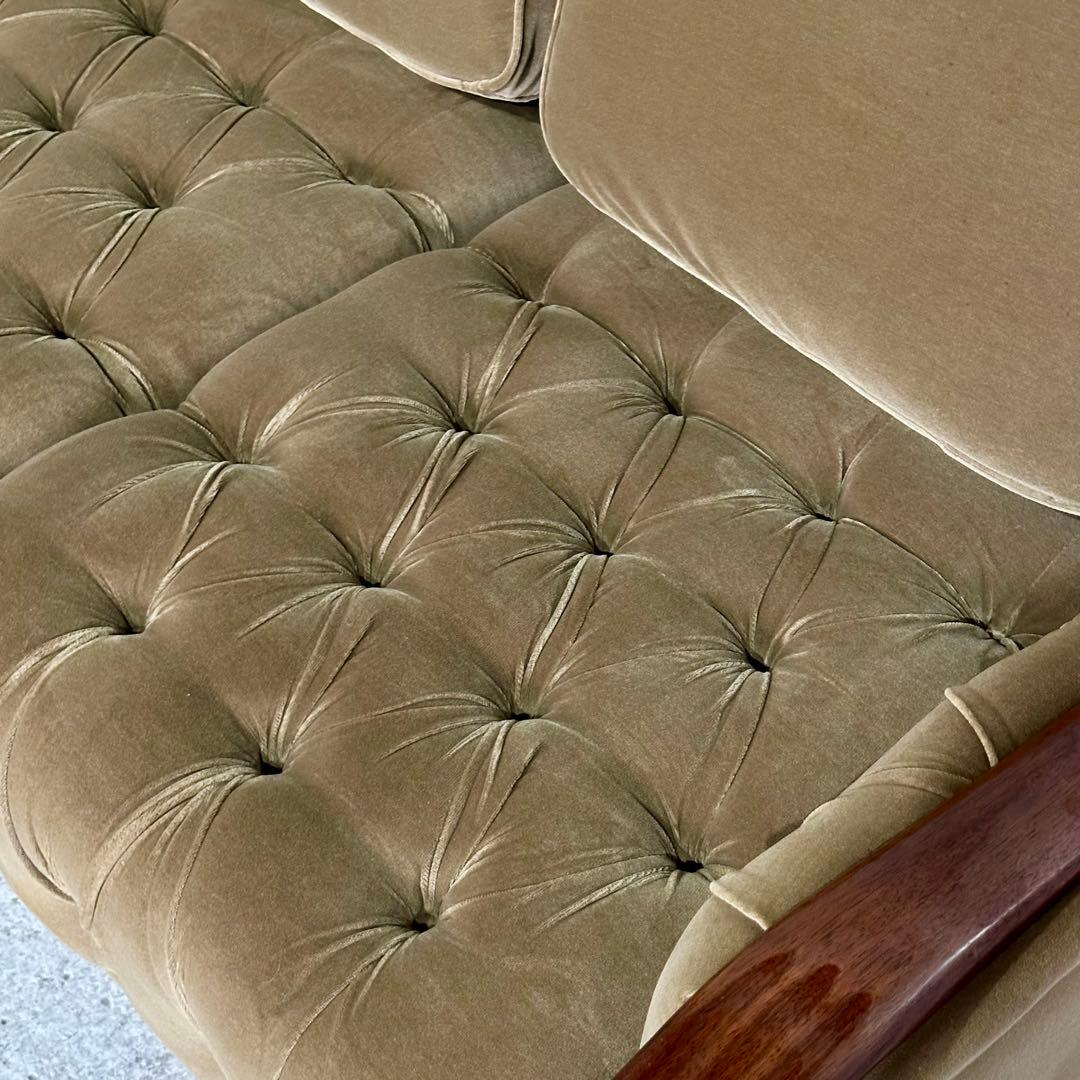 ✦70s✦マルニ木工  ソファ 3脚セット ベロア生地 その①