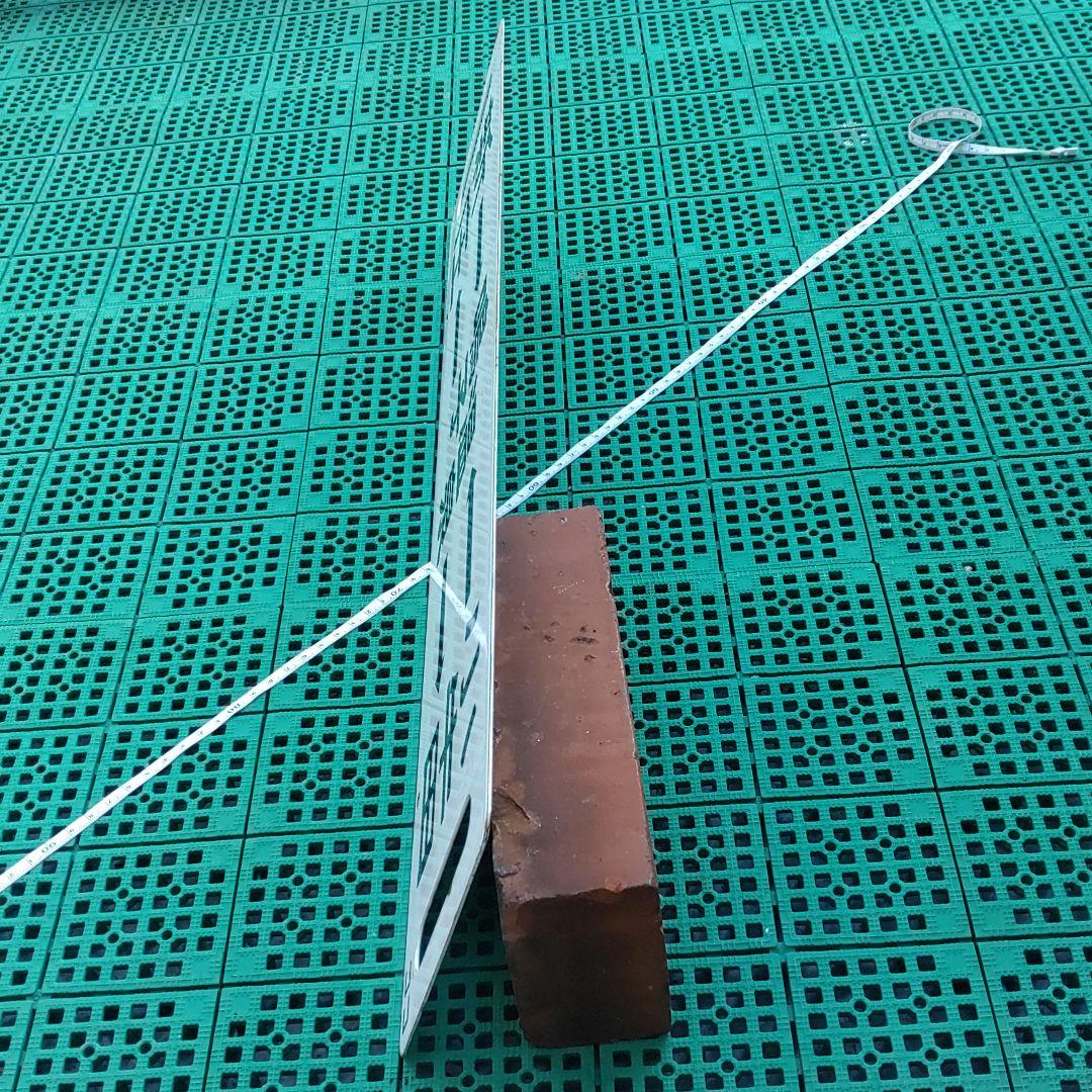 【鉄道サボ　行先板】（表）新庄⇔鳴子温泉⇔小牛田（裏）白