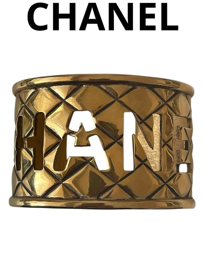 CHANEL ゴールド バングルリング
