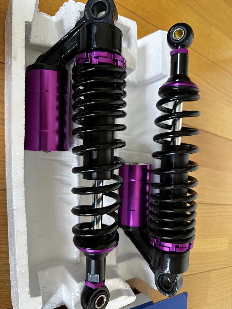 RFY リアサスペンション2個セット 黒と紫 (XJR400)