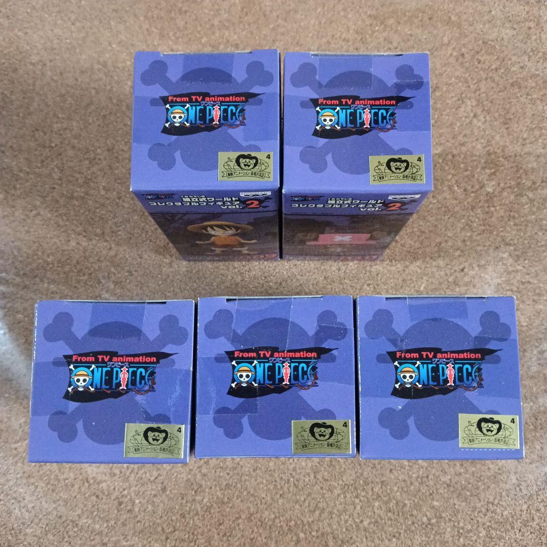 ワンピース ワールドコレクタブルフィギュア Vol.2+3 ５種セット