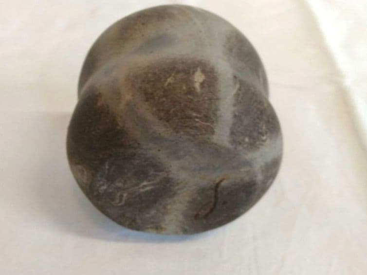 備前焼 若宮窯太田富夫（伝統工芸士）作 練り込み青備前陶 徳利とぐい呑み