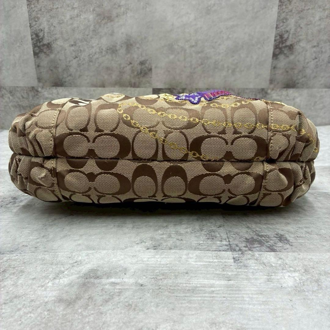 極美品 コーチ ポピー 2way ショルダーバッグ アクセサリーポーチ 肩掛け