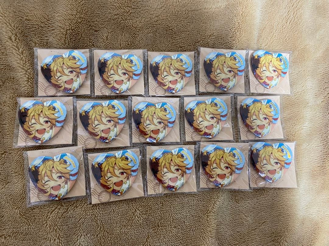 あんスタ　中国　TRIP ハート缶バッジ 仁兎なずな 15個